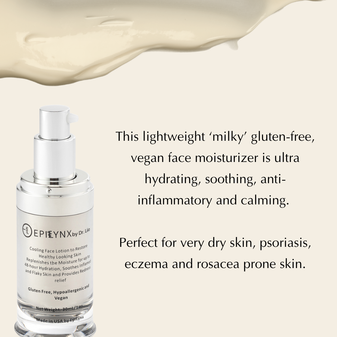 Calming Moisturizer for Reactive, Dry Skin After 40 – Barrier Repair, Gluten-Free & Fragrance-Free