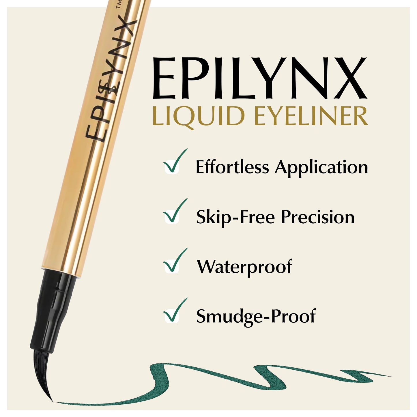Waterproof Eyeliner for Sensitive, Watery Eyes – Smudge-Proof on Hooded Lids, Gluten-Free & Vegan