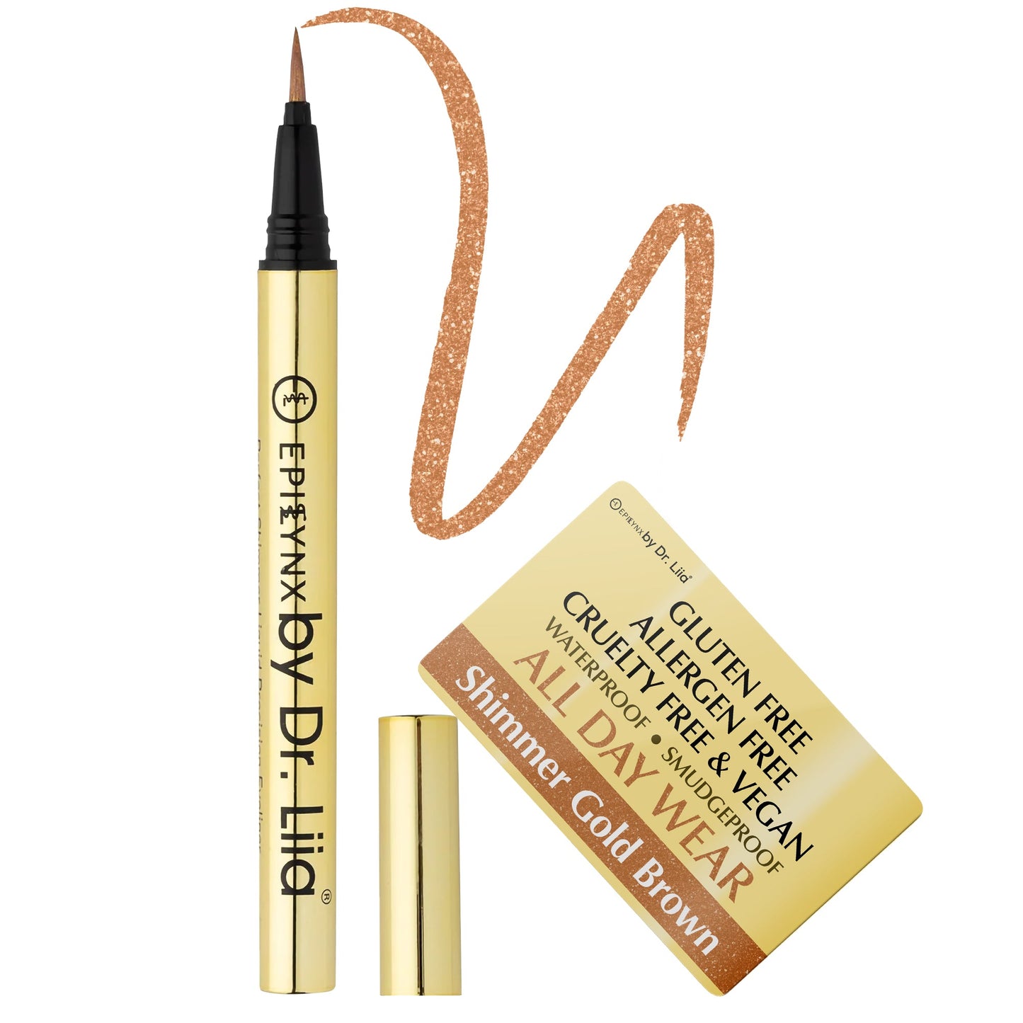 Waterproof Eyeliner for Sensitive, Watery Eyes – Smudge-Proof on Hooded Lids, Gluten-Free & Vegan
